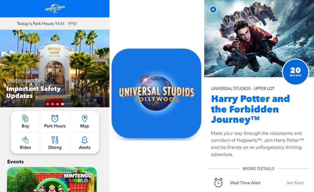 Universal Studios Hollywood Mobile App