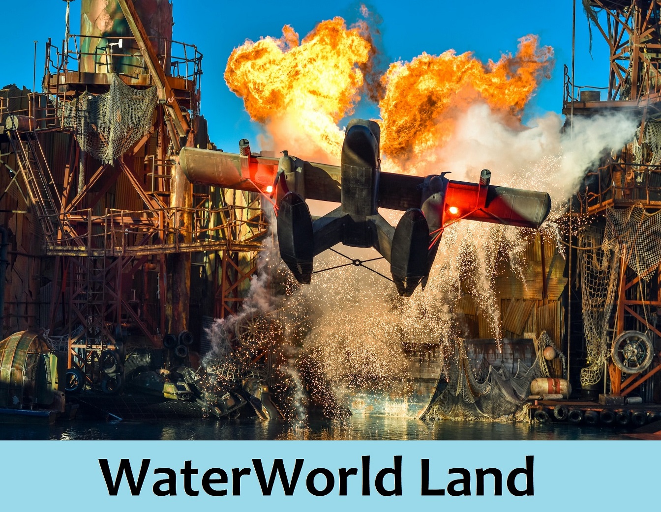 WaterWorld Land at Universal Studios Hollywood