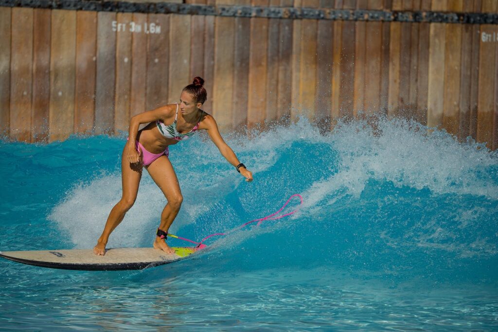 Surfing at Disney’s Typhoon Lagoon Water Park